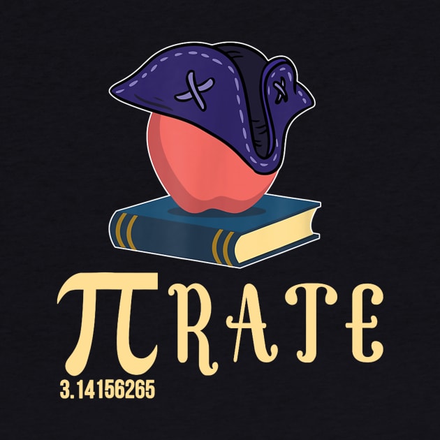 Pi Rate Pirate Math Teacher Funny Math Nerd Gift Men Women by Kamarn Latin